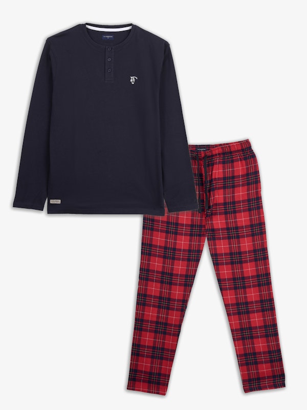 Flannel Tartan Pyjamas | Rojo