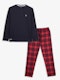 Flannel Tartan Pyjamas | Rojo