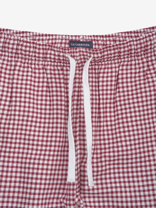 Pijama Vichy | Burgundy