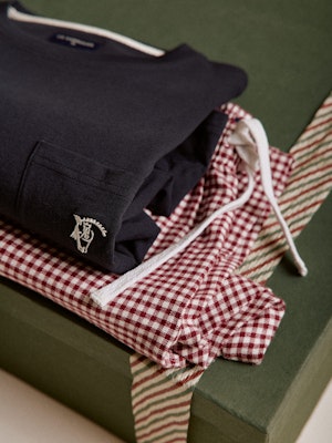 Vichy Pyjamas | Burgundy