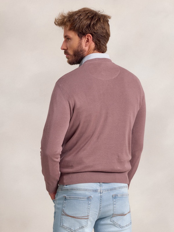 Pull-over col V | Lavanda