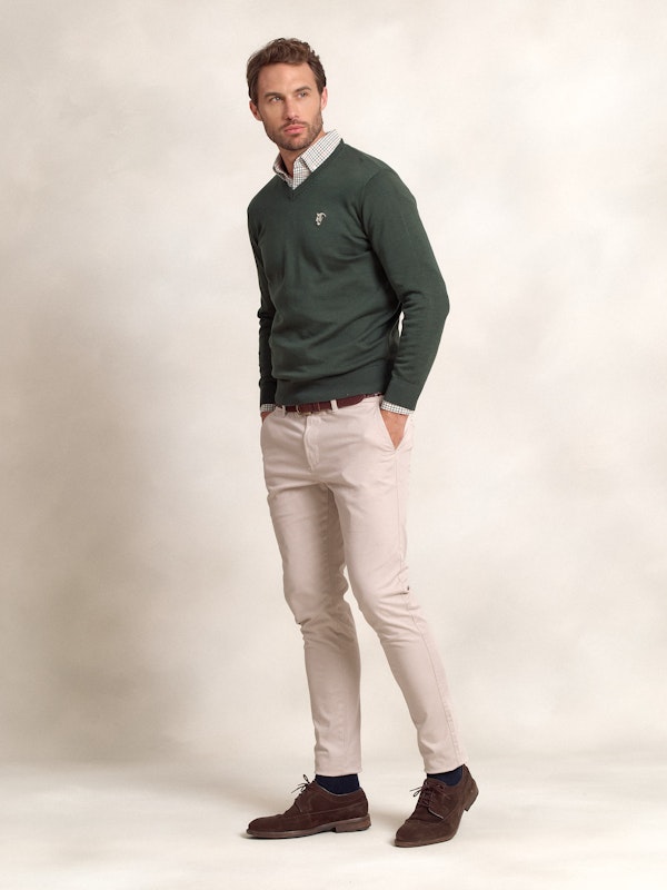 Pull-over col V | Abeto