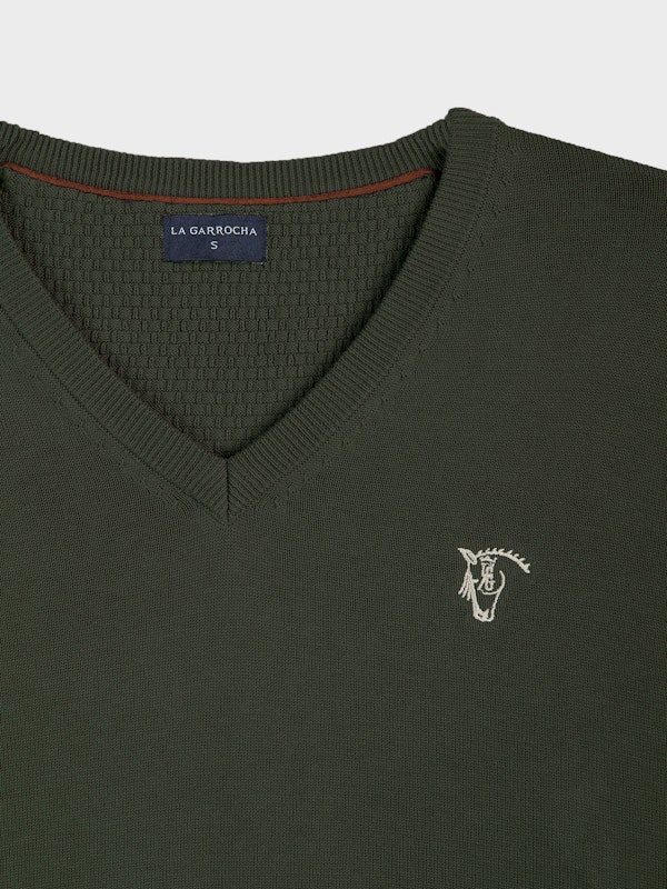 Pull-over col V | Abeto