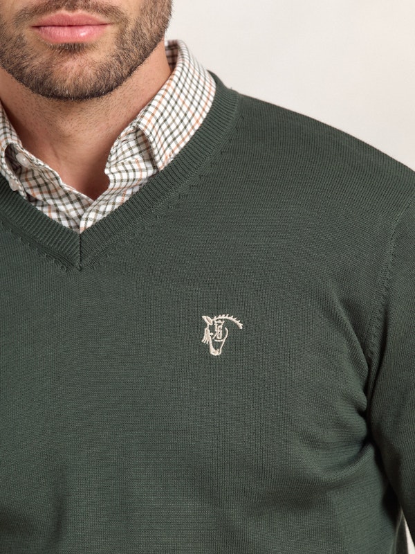 Pull-over col V | Abeto