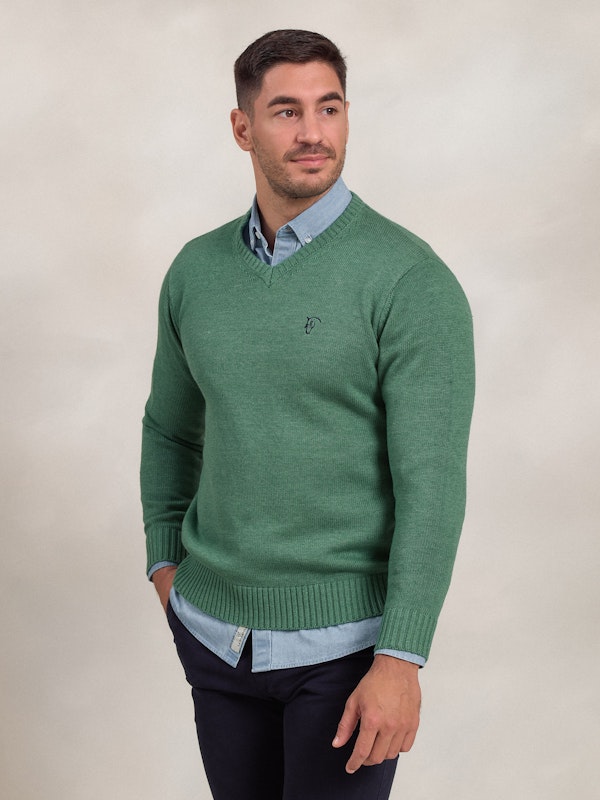 Pull Col V Équestre | Hiedra