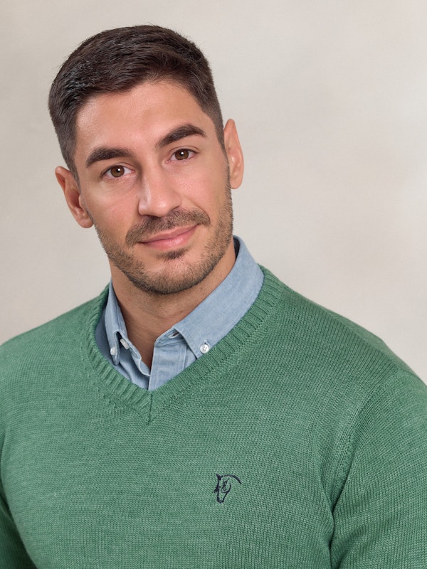 Pull Col V Équestre | Hiedra