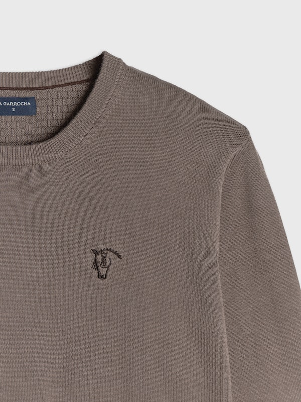 Pull Col Rond avec Coudières | Tostado