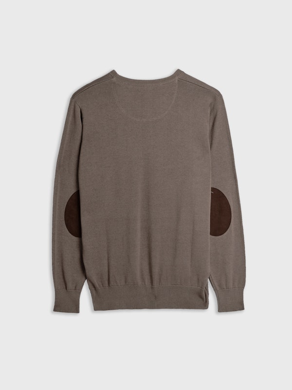 Pull Col Rond avec Coudières | Tostado