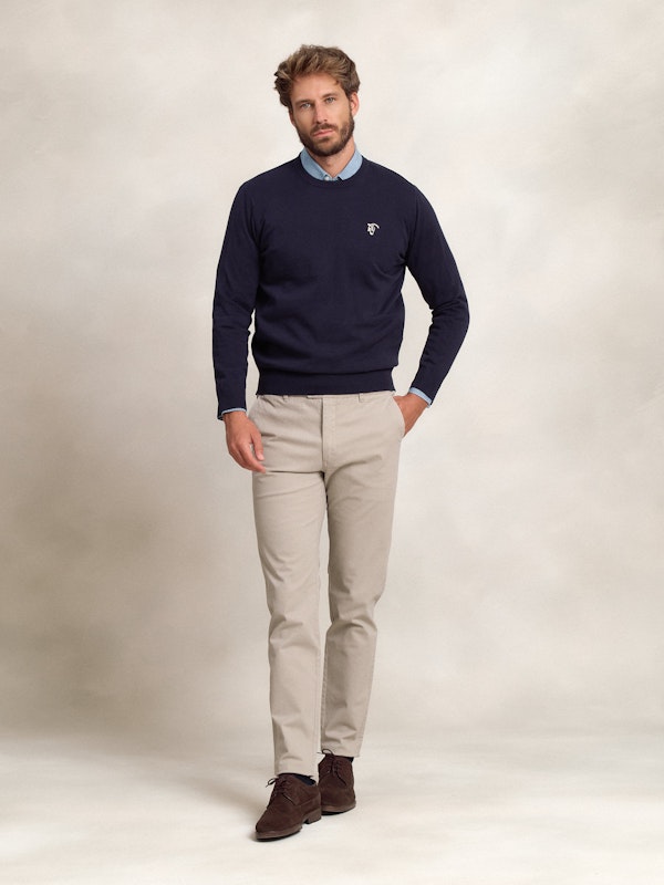 Pull-over col rond  | Marino