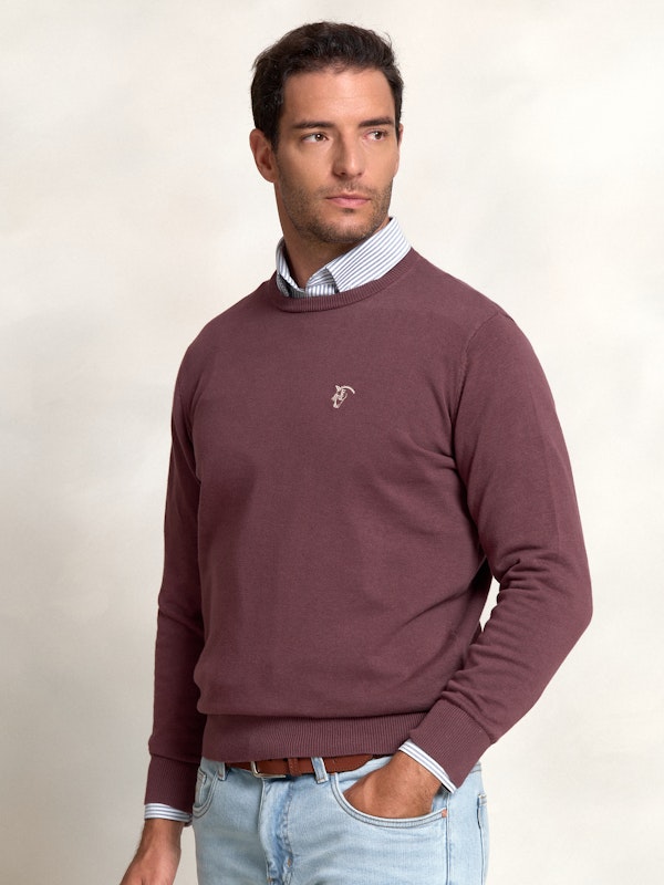 Pull-over col rond  | Malva