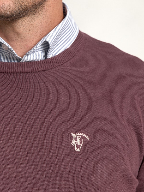 Pull-over col rond  | Malva