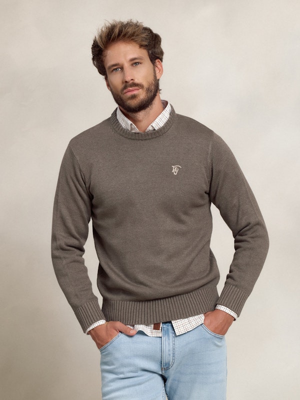 Pull Col Rond Équestre | Oliva