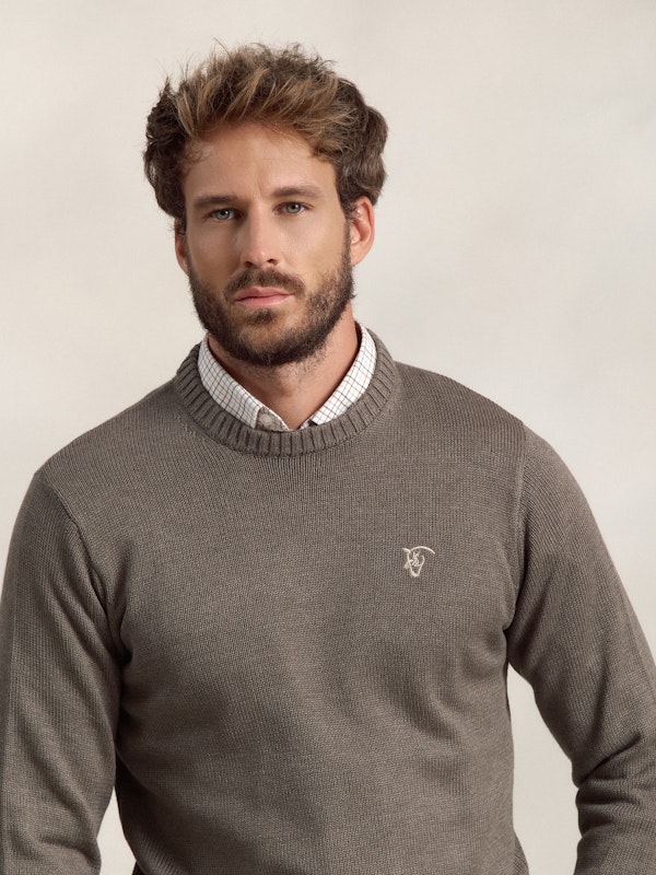 Pull Col Rond Équestre | Oliva