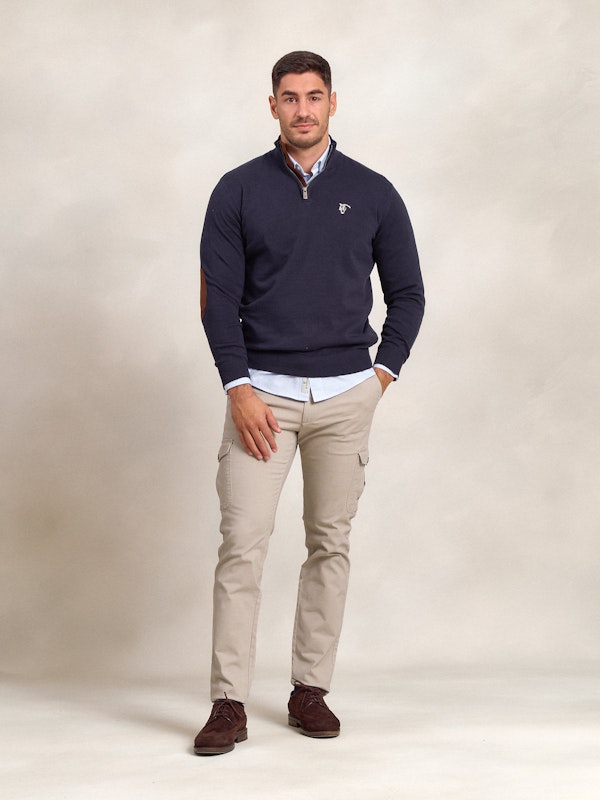 Pull Demi-Zip Brand | Marino