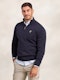 Brand Half-Zip Sweater | Marino