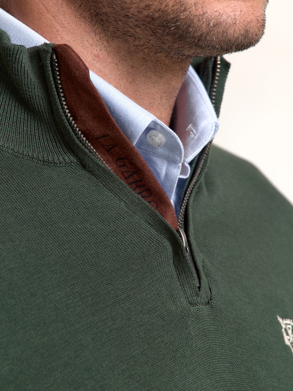 Pull Demi-Zip Brand | Abeto