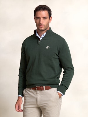 Jersey de Media Cremallera Brand | Abeto