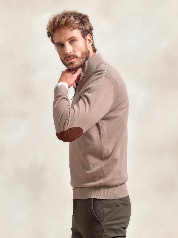 Pull Demi-Zip Brand | Piedra