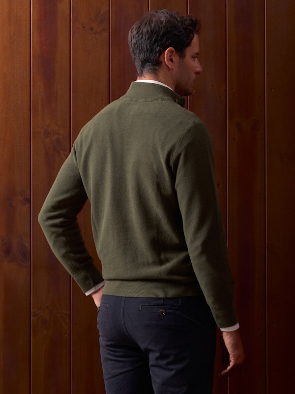 Pull à Structure Demi-Fermeture Éclair | Caza