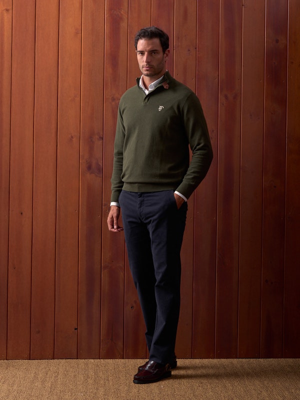 Pull à Structure Demi-Fermeture Éclair | Caza