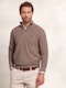 Jersey de Media Cremallera de Estructura | Taupe