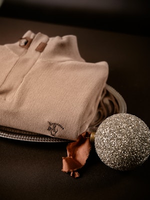 Pull à Structure Demi-Fermeture Éclair | Taupe