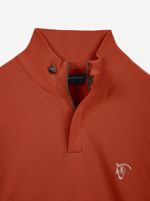 Pull à Structure Demi-Fermeture Éclair | Óxido