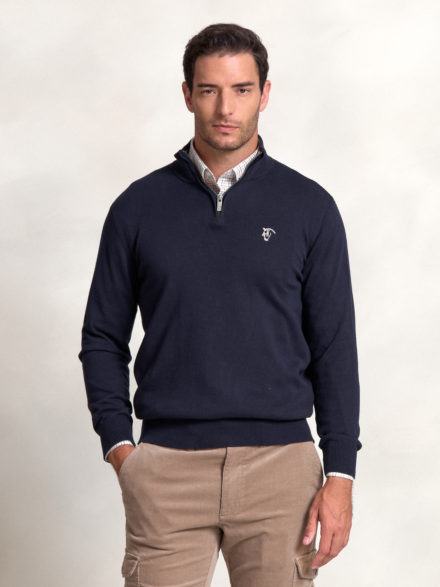 Half Zip Sweater | Marino