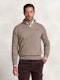 Contrast Half Zip Sweater | Piedra