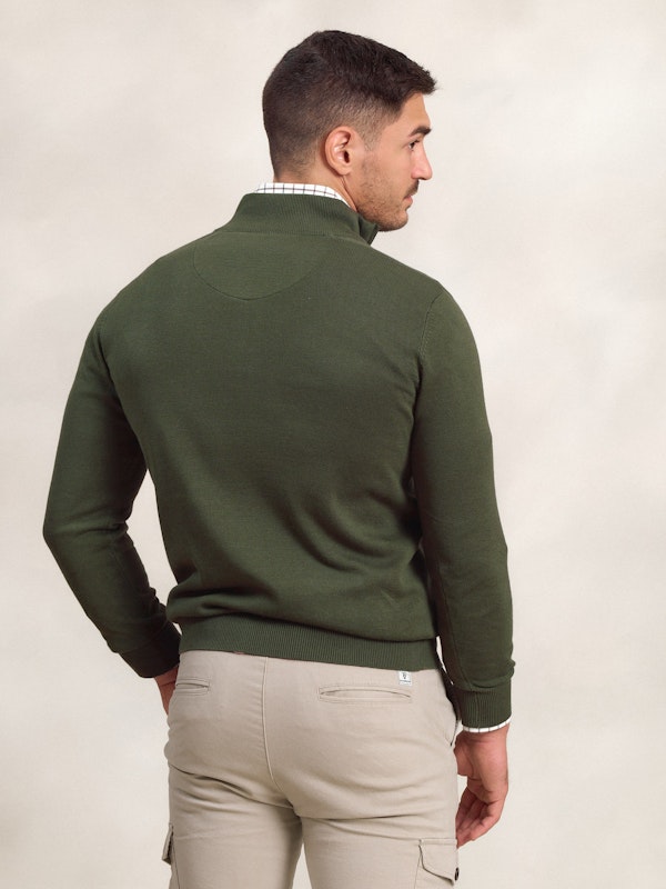 Pull demi-zippé Contrasté | Musgo
