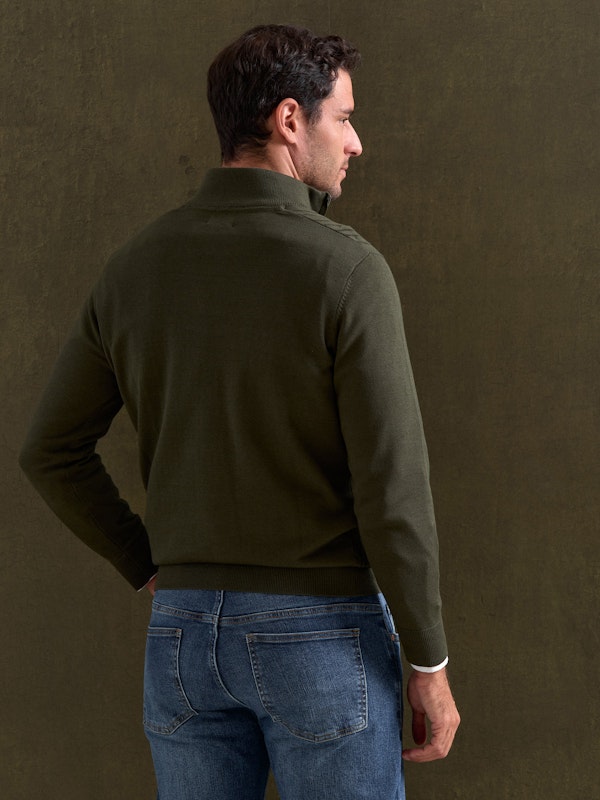 Pull Torsadé à Demi-Fermeture Éclair | Caza