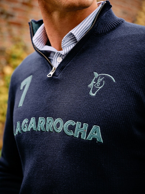 Pull numéro à Demi-Fermeture Éclair | Marino