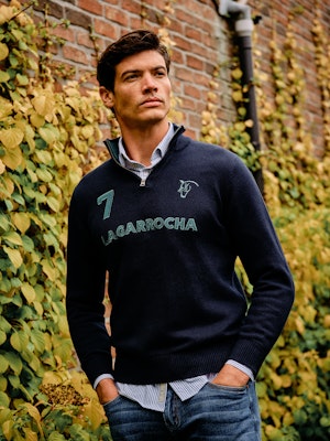 Number Half-Zip Sweater | Marino