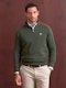 Half Zip Corduroy Sweater | Musgo