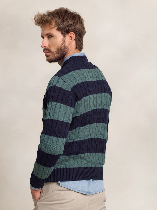Pull torsadé et rayé | Acebo