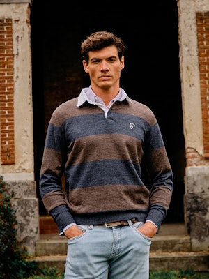 Rugby Polo Sweater | Marino