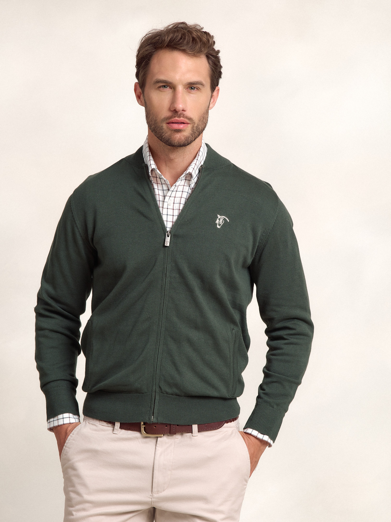 Zipped Cardigan | Abeto