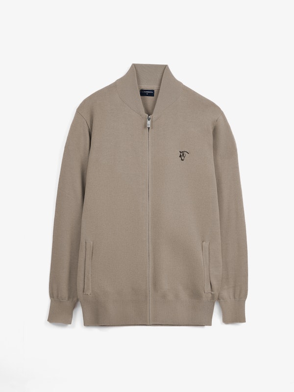 Cardigã com Zíper | Piedra