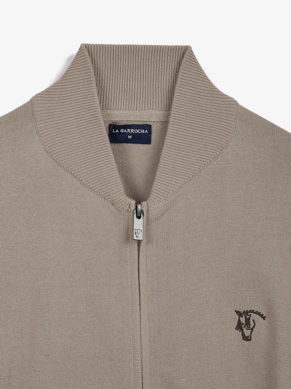 Cardigã com Zíper | Piedra