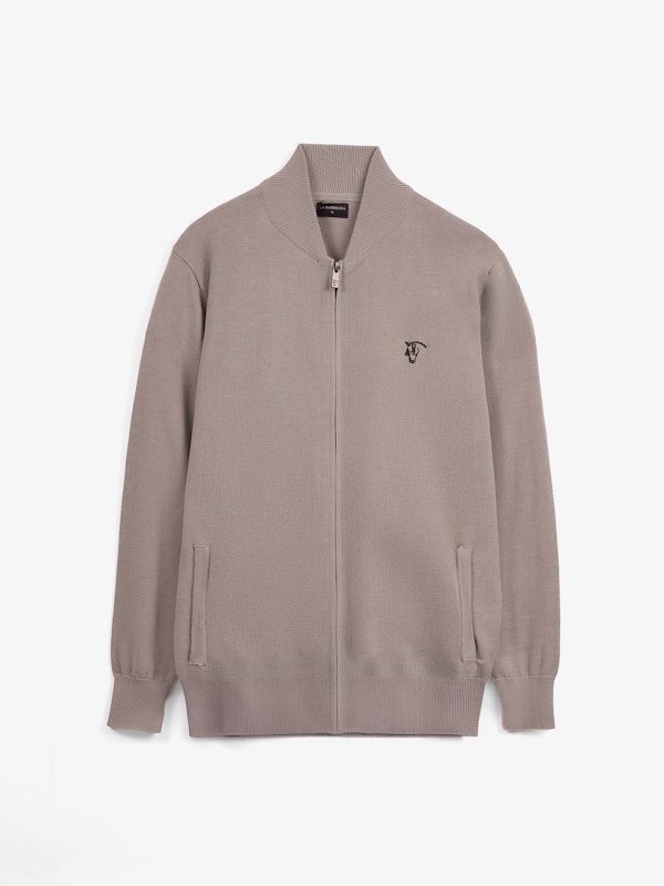 Cardigã com Zíper | Piedra