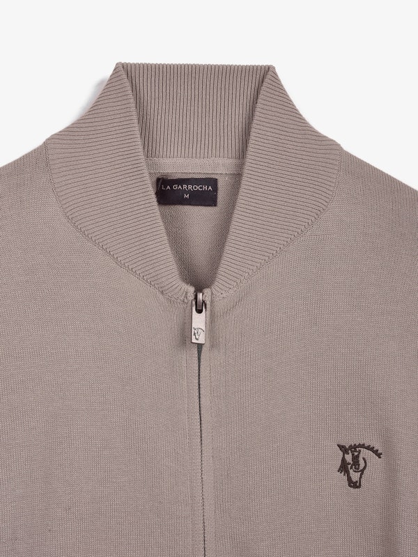 Cardigã com Zíper | Piedra