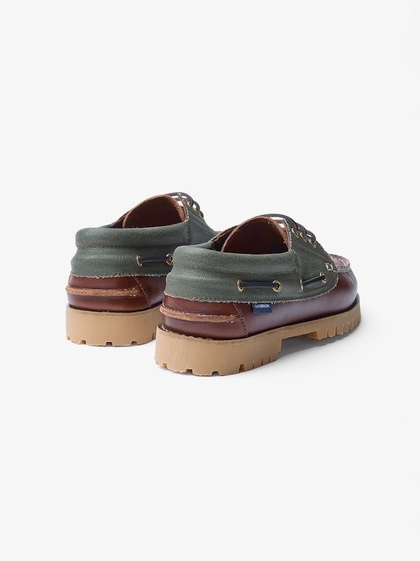 Sapato Náutico Bicolor