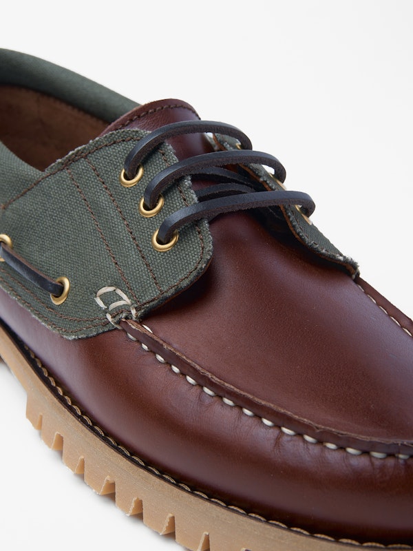 Sapato Náutico Bicolor