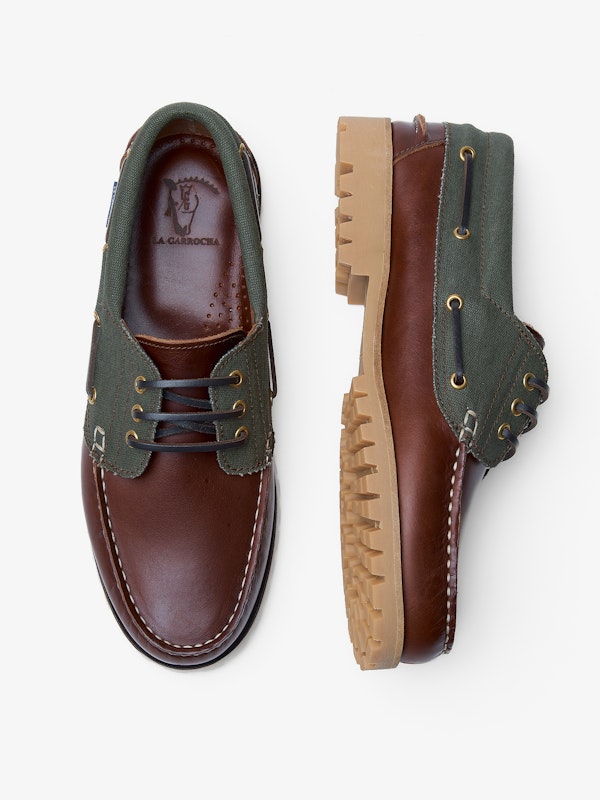 Sapato Náutico Bicolor