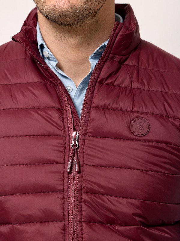 Doudoune sans manches | Burgundy