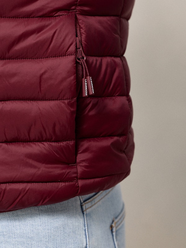 Doudoune sans manches | Burgundy