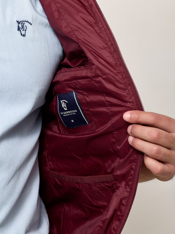 Doudoune sans manches | Burgundy