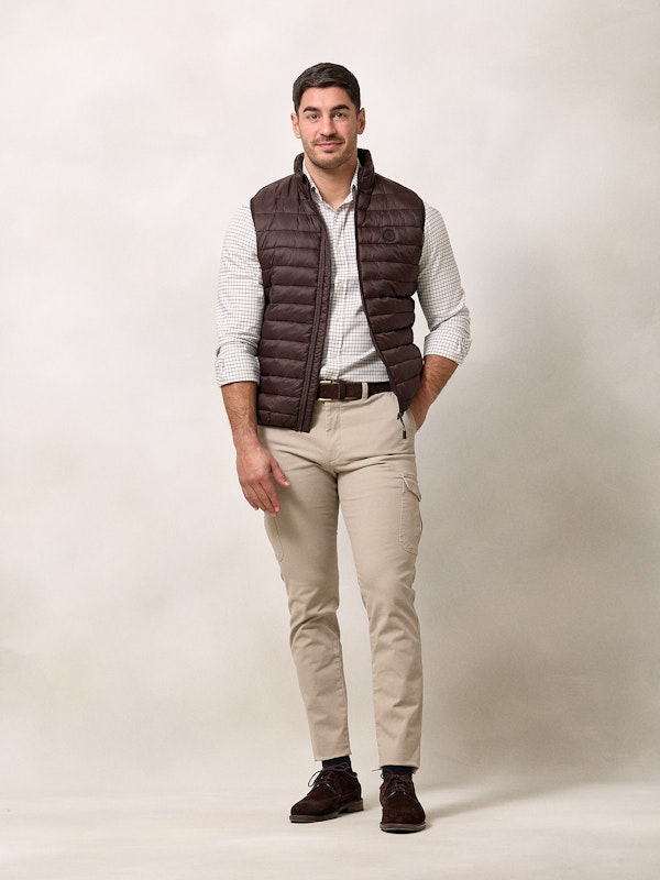 Doudoune sans manches | Moka