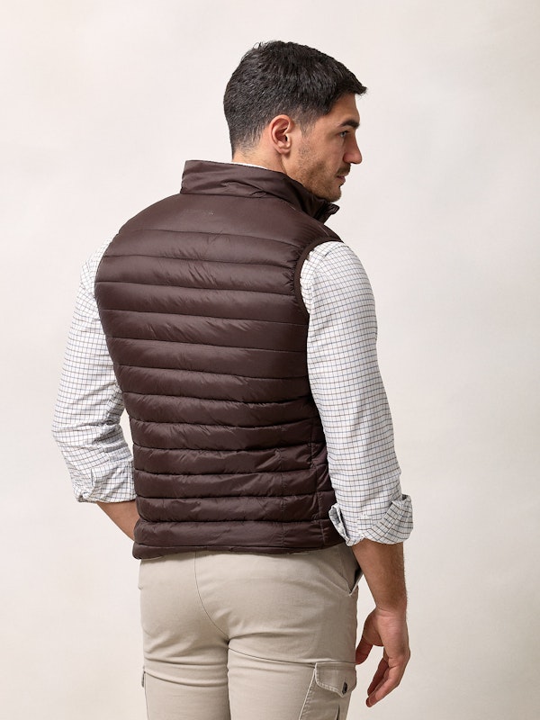 Doudoune sans manches | Moka