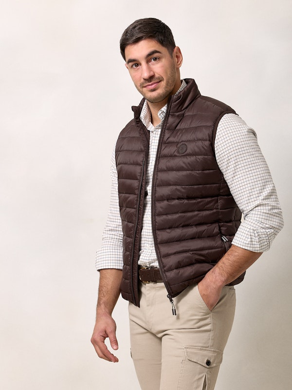 Doudoune sans manches | Moka